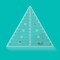 Creative Grids 60 degree Triangle 12-1/2in Quilt Ruler - CGRT12560